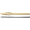 Balpen BIC Cristal medium goud en zilver foto