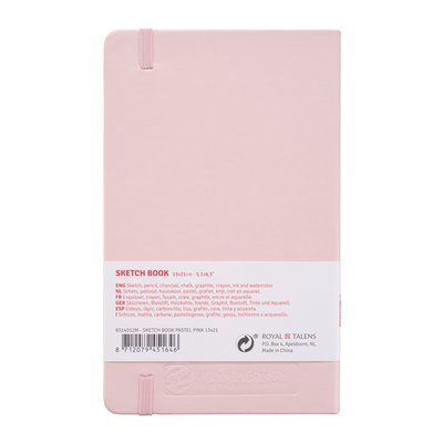Schetsboek Talens Art Creation 80 witte vellen 140gr 130x210mm roze