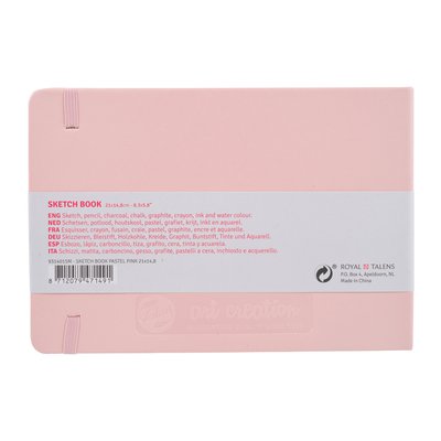 Carnet de croquis Talens Art Creation 210x150mm 140g 80 feuilles rose