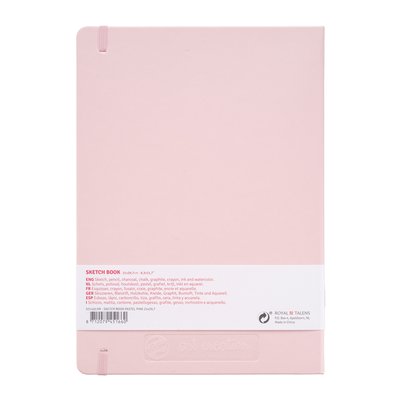 Schetsboek Talens Art Creation 80 witte vellen 140gr 210x300mm roze