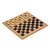 Damspel Longfield Games hout 30x30cm