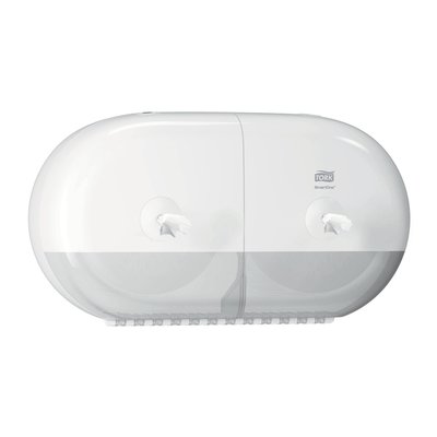 Toiletpapierdispenser Tork T9 Elevation SmartOne klein duo wit 682000