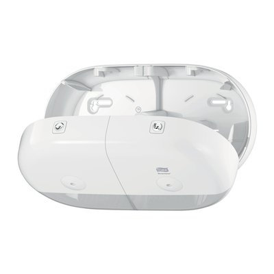 Toiletpapierdispenser Tork T9 Elevation SmartOne klein duo wit 682000