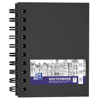 Schetsboek Oxford A6 80 vel 100 gram spiraal