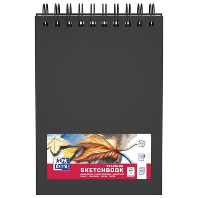 Carnet de dessins Oxford A5 40 feuilles 225g spirale