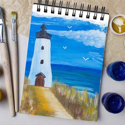 Carnet de dessins Oxford A5 40 feuilles 225g spirale