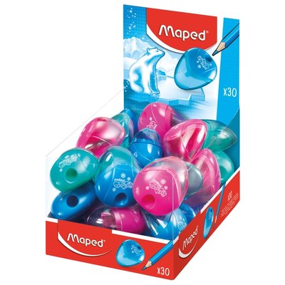 Taille-crayon Maped Igloo 1 trou présentoir 30 pièces assorti