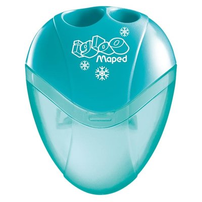 Taille-crayon Maped Igloo 2 trous présentoir 30 pièces assorti