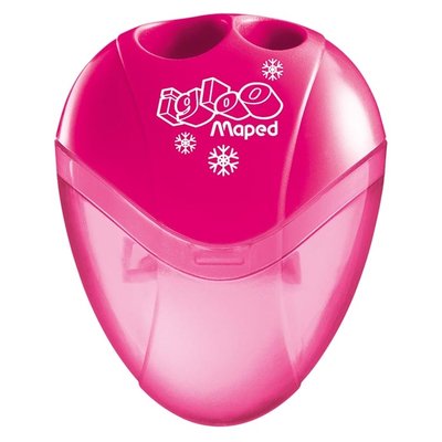 Taille-crayon Maped Igloo 2 trous présentoir 30 pièces assorti