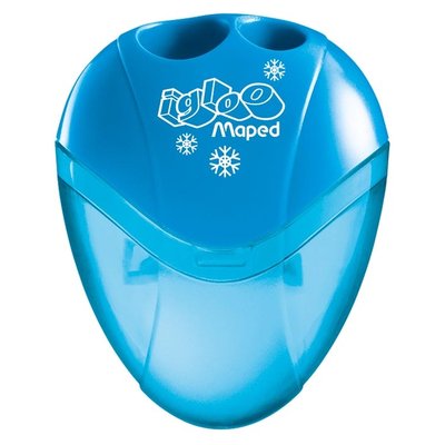 Taille-crayon Maped Igloo 2 trous présentoir 30 pièces assorti