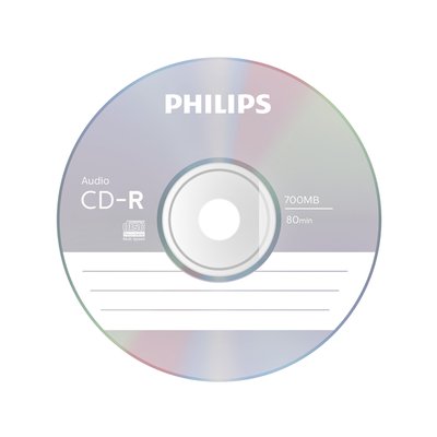 CD-R Philips 80Min audio JC 10 stuks