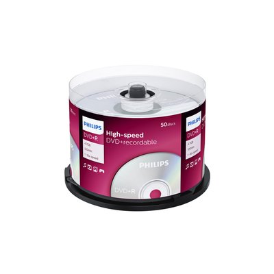 DVD+R Philips 4.7GB 16x Spindel 50 pièces