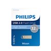 Clé USB 2.0 Philips Moon USB-A 32Go argent Photo
