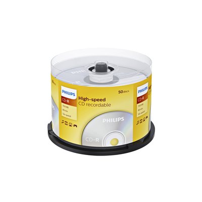 CD-R Philips 80Min 700MB 52x SP 50 stuks