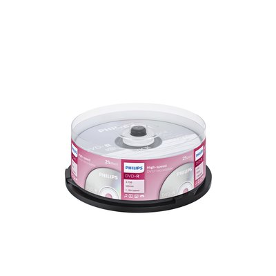 DVD-R Philips 4.7GB 16x SP 25 stuks