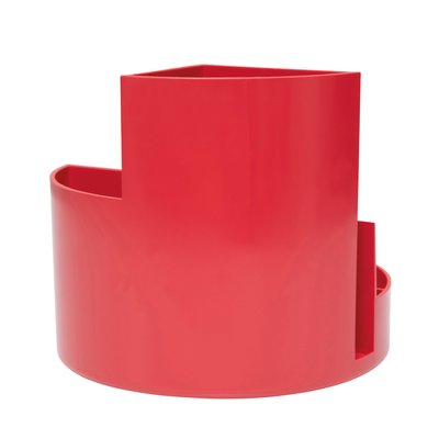 Organisateur MAULroundbox Recycled 6 compartiments rouge