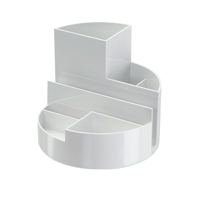 Organisateur MAULroundbox Recycled 6 compartiments blanc