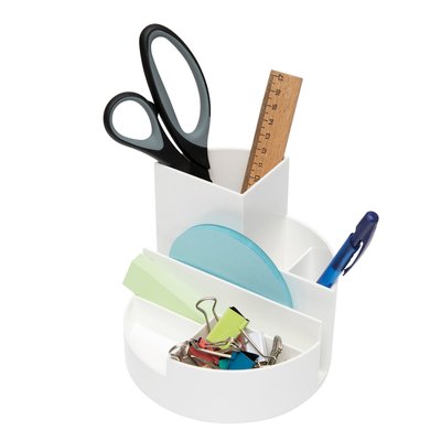 Organisateur MAULroundbox Recycled 6 compartiments blanc