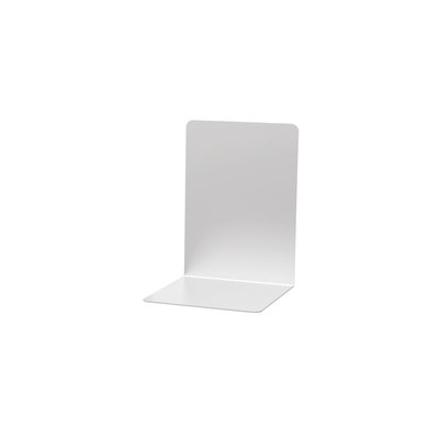 Boekensteun MAUL aluminium 16x15x21cm set 2 zilver
