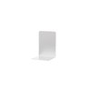Boekensteun MAUL aluminium 12x12x17.5cm set 2 zilver foto
