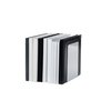 Boekensteun MAUL aluminium 12x12x17.5cm set 2 zilver foto