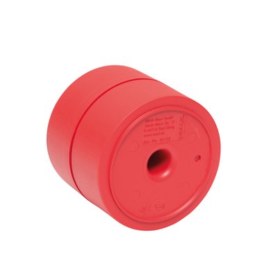 Papercliphouder MAULpro magnetisch recycled Ø73x60mm rood