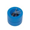 Papercliphouder MAULpro magnetisch recycled Ø73x60mm blauw foto