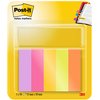 Marque-pages Post-it 670-5 TFEN 15x50mm Energetic 5 pièces Photo