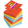 Memoblok Post-it Z-Notes R330 Super Sticky 76x76mm Playful 6 stuks foto