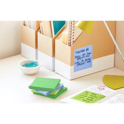 Memoblok Post-it 675-6 Super Sticky 101x101mm Oasis 6 stuks
