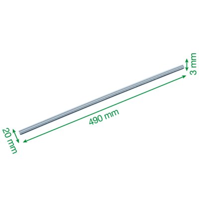 Guide-lame pour rogneuse Leitz Precision Office A3 2 pièces