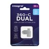 USB stick 3.0 Integral USB-360-C Dual USB-A 32GB foto