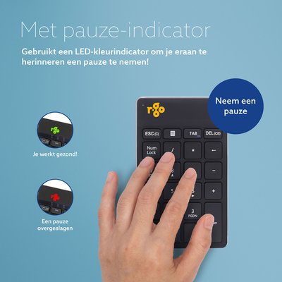 Toetsenbord R-Go Ergonomisch Numpad Break Wireless