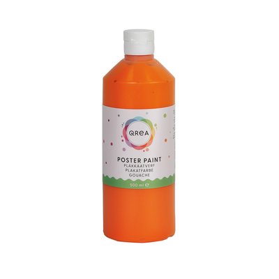 Gouache Qrea orange 500ml