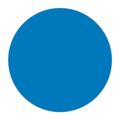Plakkaatverf Qrea blauw 1000ml