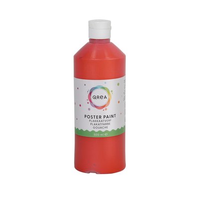 Plakkaatverf Qrea lichtrood 500ml
