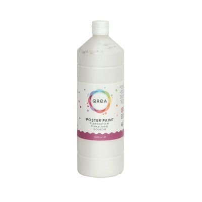 Plakkaatverf Qrea wit 1000ml