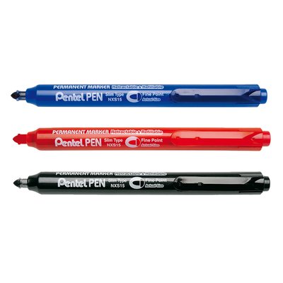 Viltstift Pentel NXS15 1mm rood