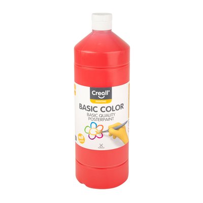 Plakkaatverf Creall basic lichtrood 1000ml