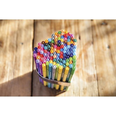 Viltstift STABILO Pen 68 Arty medium assorti blik à 66 stuks