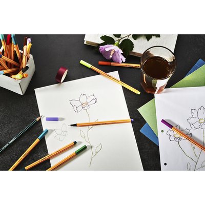 Fineliner STABILO point 88/66 Arty Fin boîte 66 pièces