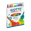 Viltstift Giotto Turbo Color set à 12 kleuren foto