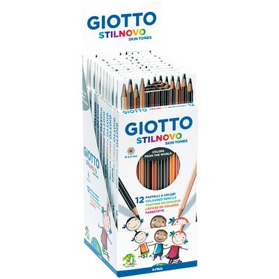 Crayon de couleur Giotto Stilnovo Skin Tones 12 pièces