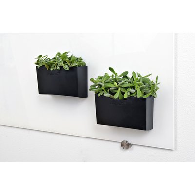 Porte-accessoires tableau en verre Legamaster noir