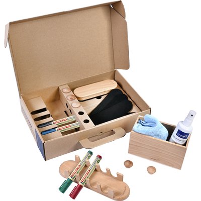 Whiteboard accessoire starter kit Legamaster WOODEN 17 stuks