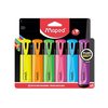 Markeerstift Maped set à 6 standaard kleuren foto