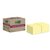 Memoblok Post-it Super Sticky 654 RSS12CY recycled 76x76mm canary yellow 12 stuks