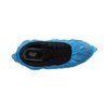 Schoenovertrek CMT 40mu geruwd maat 36-46 CPE blauw 100 stuks foto