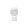 Haarnet CMT clip non-woven M 50cm PP wit 100 stuks foto