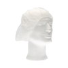 Haarnet CMT bouffant non-woven M 50cm PP wit 100 stuks foto